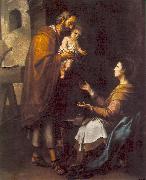 MURILLO, Bartolome Esteban The Holy Family g oil painting artist